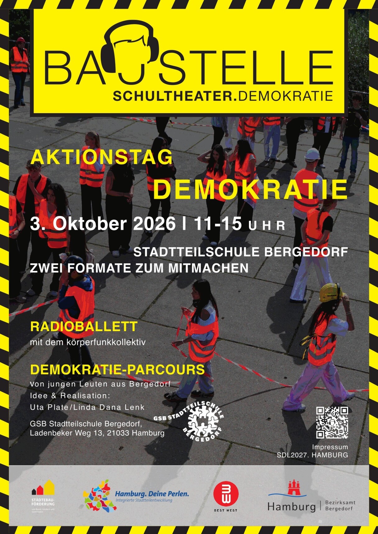 Plakat zum Aktionstag Demokratie