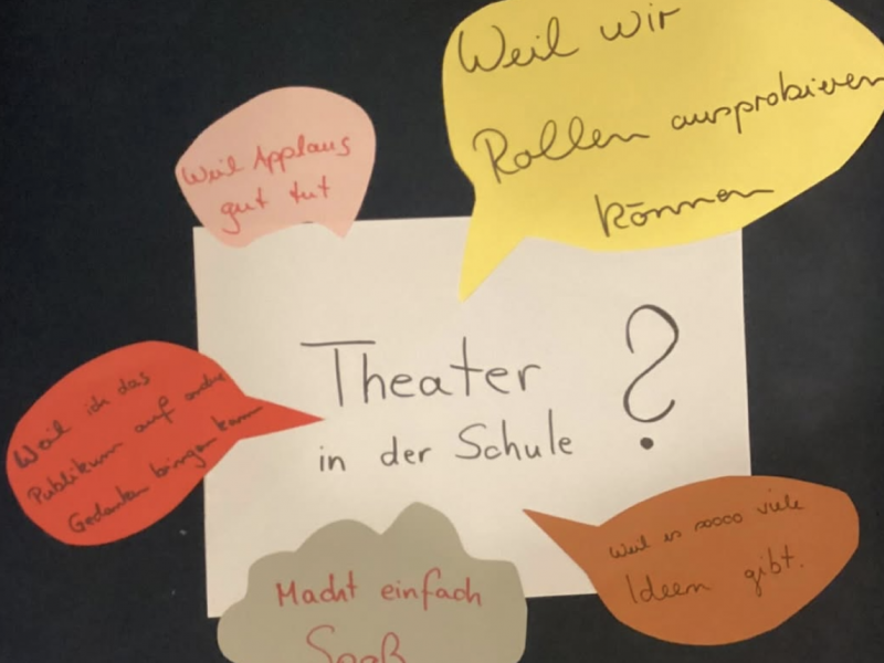 Warum Theater in der Schule?