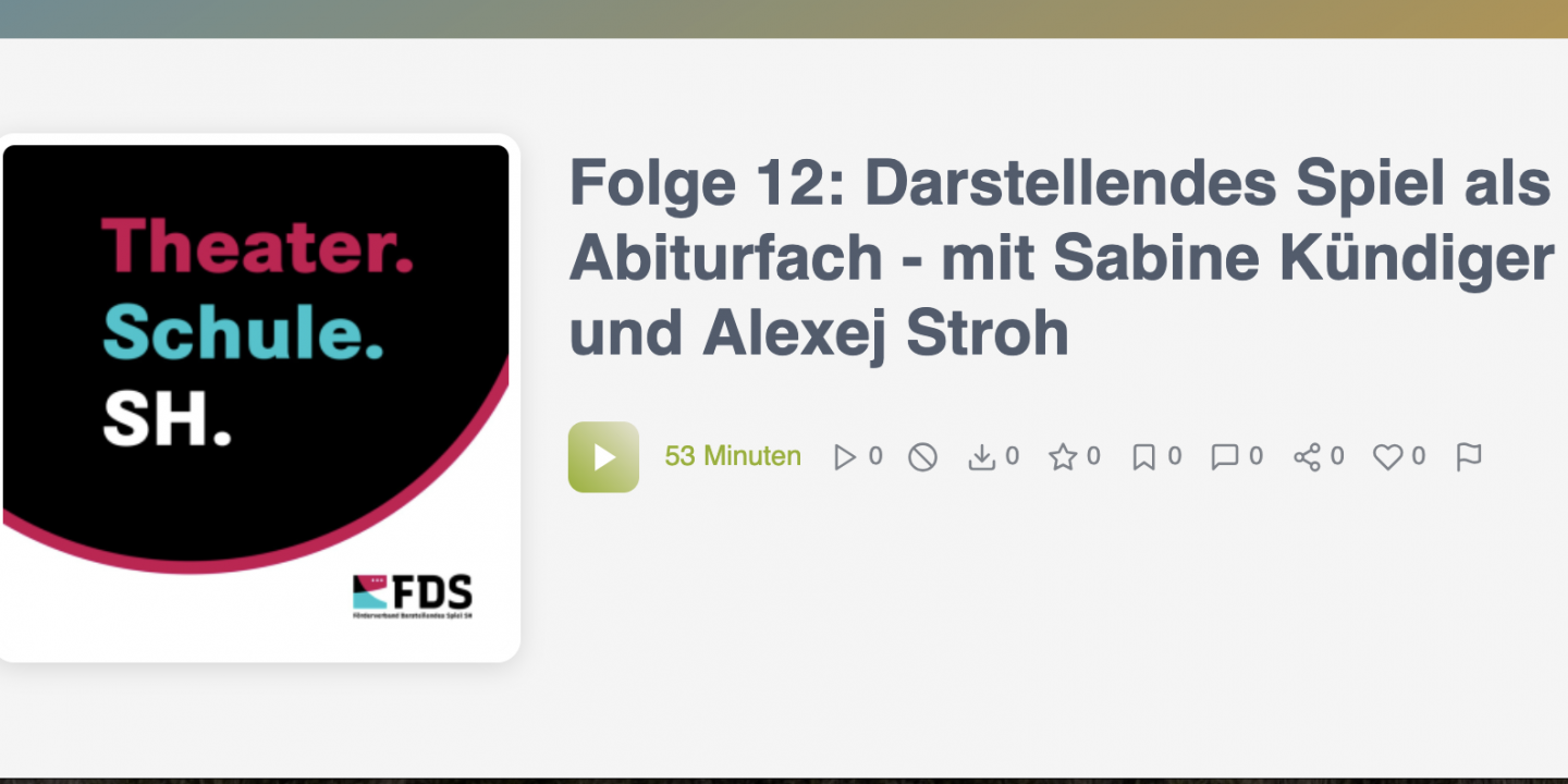 Podcast-Tipp: Abitur und Prüfung im Fach Theater – Symbolbild