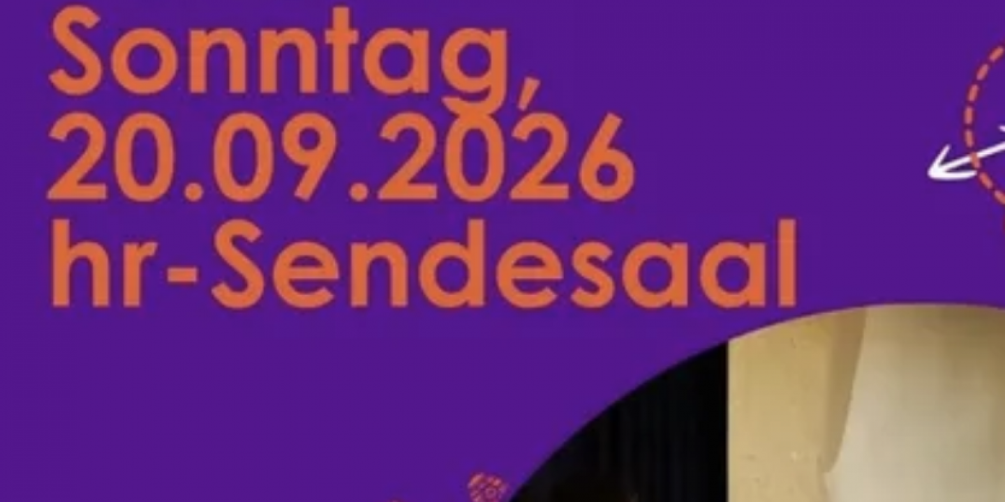 Sonntag beim #sdl26ffm: Abendprogramm im hr-Sendesaal – Symbolbild