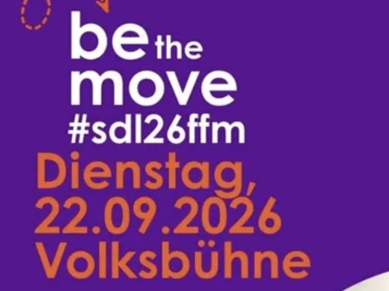 Dienstag beim #sdl26ffm: Programm in der Volksbühne – Symbolbild