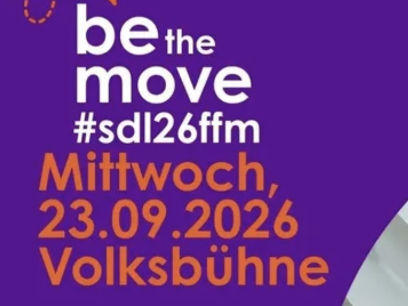 Mittwoch beim #sdl26ffm: Programm in der Volksbühne – Symbolbild